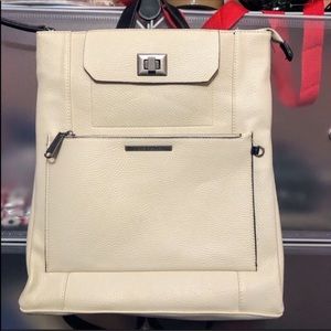Steve Madden | Bone Colored Backpack Satchel Purse